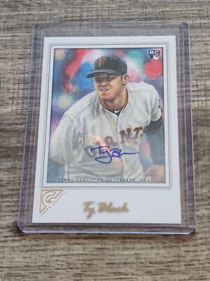 2017 Topps Gallery Ty Blach Auto Rookie Card RC San Francisco Giants 