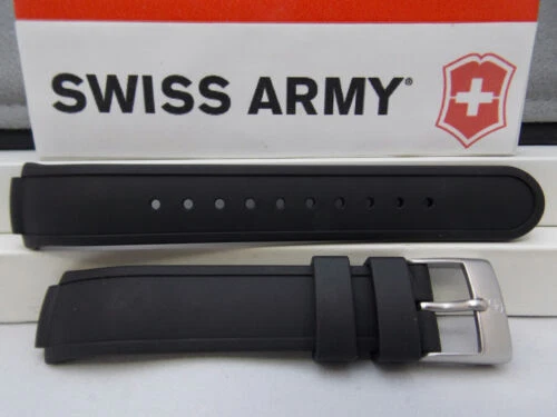 Swiss Army Silicone Wristwatch Bands