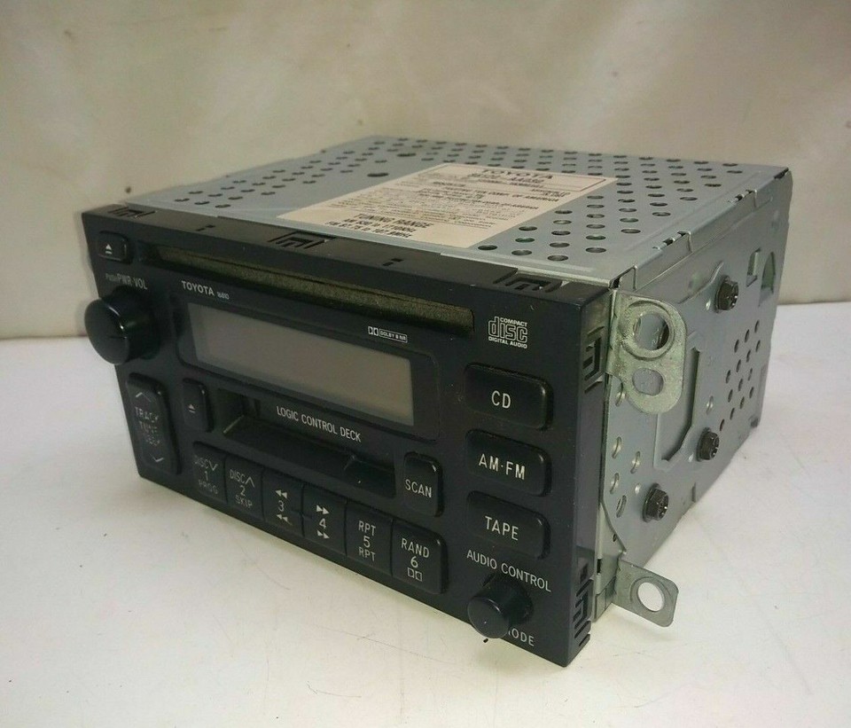 Toyota 16810 Part 86120 AA030 CD Player Car Radio Tuner Cassette toyota-16810-part-86120-aa030-cd-player-car-radio-tuner-cassette