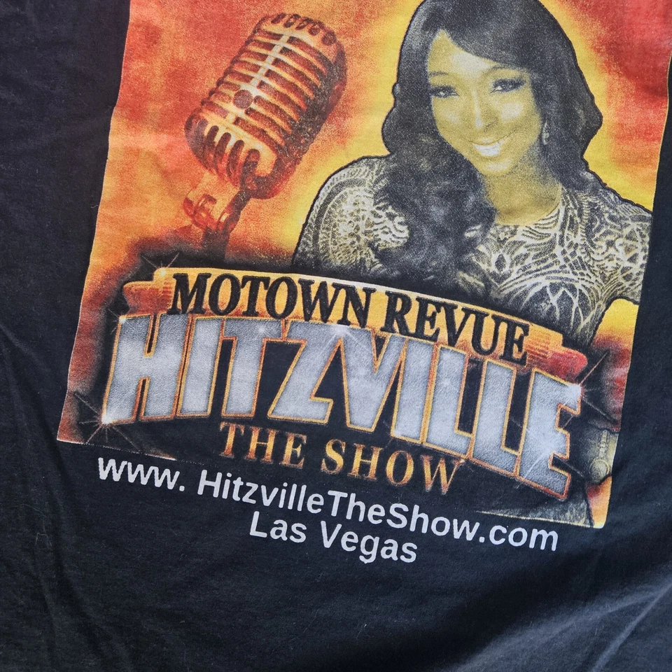 Motown Revue Hitzville Jin Jin Reeves R&B Tee Shirt T-shirt Size 2XL XXL  - Image 4 of 4