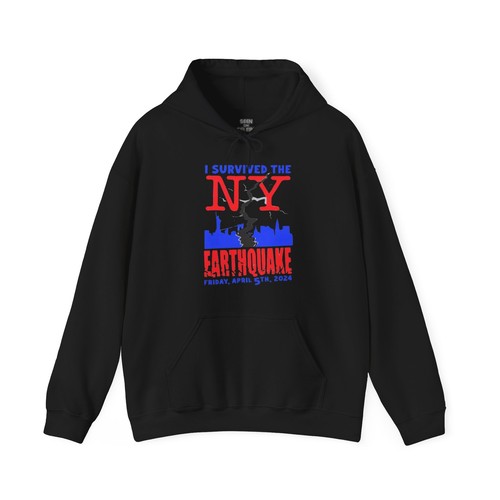 Sudadera con capucha I SOBREVIVIVE THE NY EQUAKE 2024 | 4 colores | algodón pesado calidad - Imagen 6 de 17