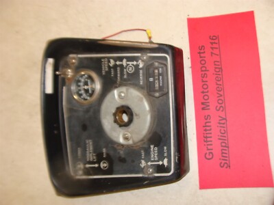 Simplicity Sovereign 7116 Briggs 16hp console dash panel amp gauge hour meter