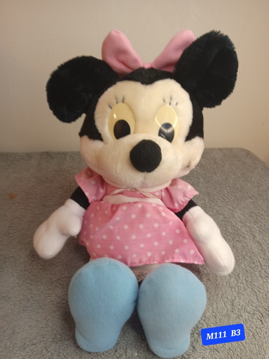 Vintage 80s/90s Minnie Mouse plush STUFFED DOLL 12 -13