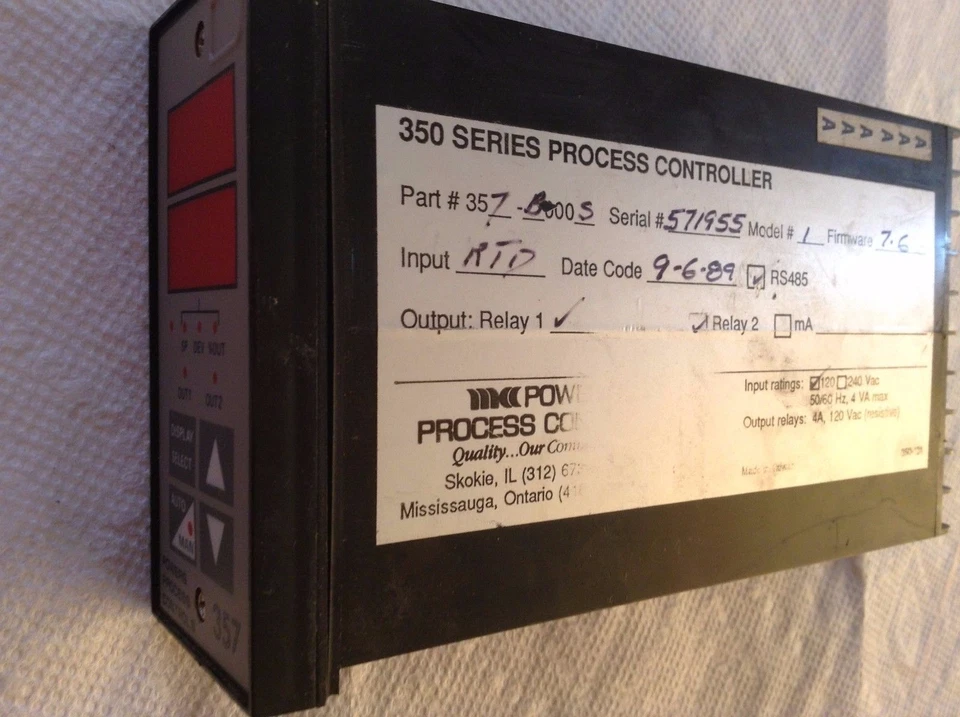 Powers Process Controls 357 Controller  - Image 3 of 4