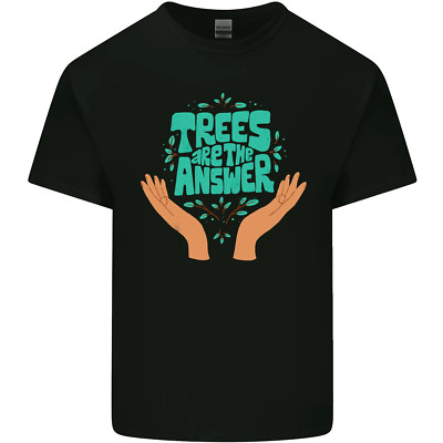 T-Shirt Klimawandel Bäume sind die Antwort Kinder