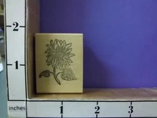sun flower rubber stamps 30n