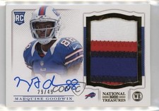 2013 Panini National Treasures Century Gold 29/49 Marquise Goodwin #225 Auto k4s