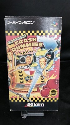 Acclaim Crash Dummy Super Famicom Game with Manual