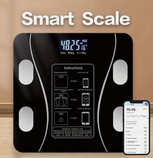 400lbs Digital Body Weight Scale Backlit Display Bathroom Precision Bluetooth US