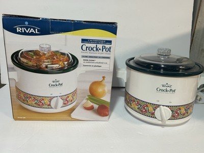 2003 Vintage Rival 2-quart Slow Cooker Crock Pot Model 3122 Chili Pepper Design