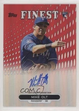 2013 Topps Finest Auto Rookie Refractor Red /25 Mike Olt #RA-MO Auto RC