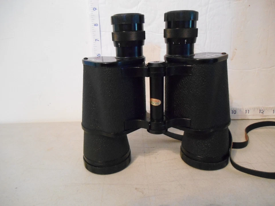Binolux Binoculars 7x50 w/case,4 caps 372ft at 1000 yds fully coated Optics - Image 2 of 4