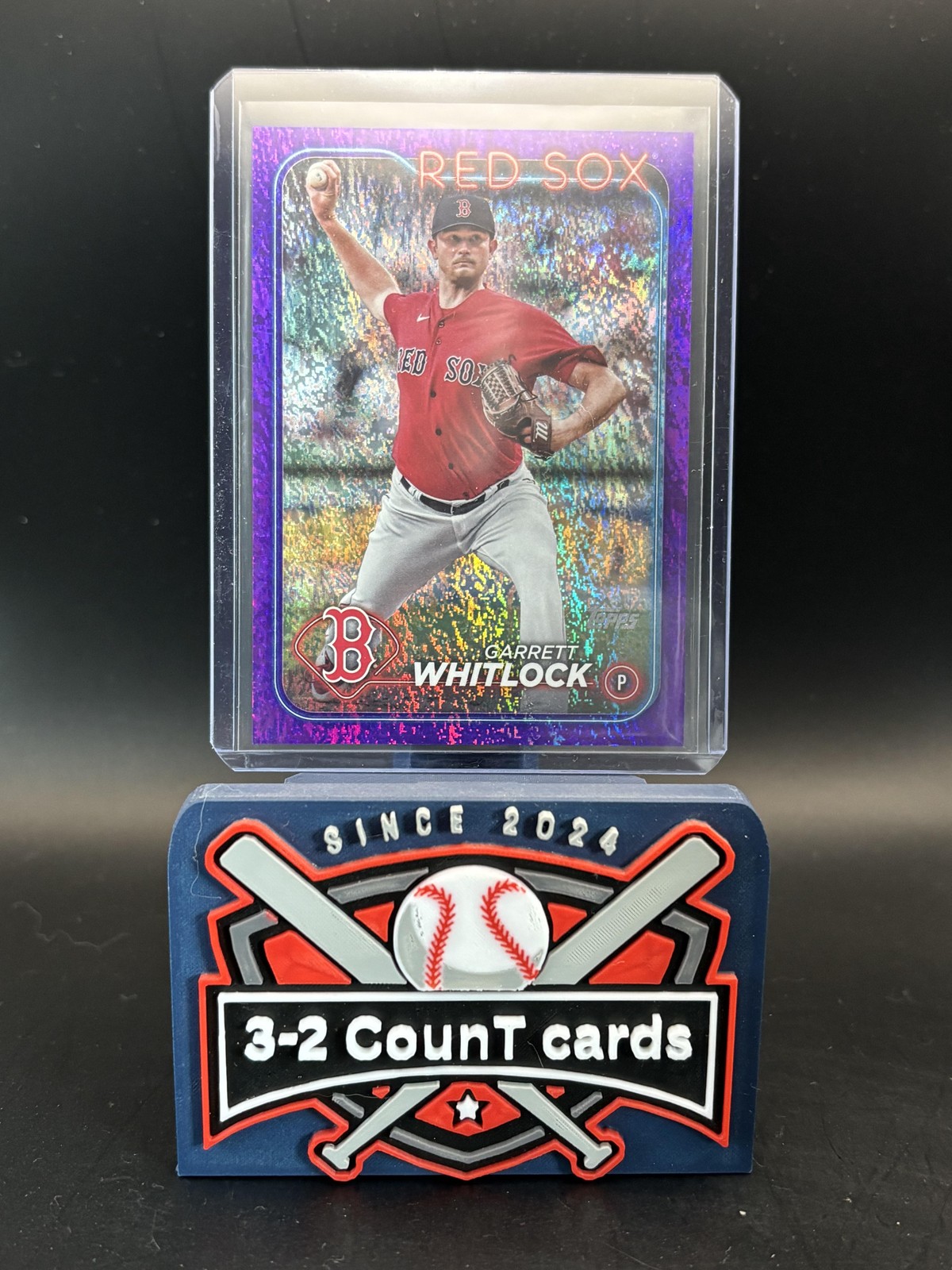 2024 Topps #477 Garrett Whitlock Purple Holofoil #/799