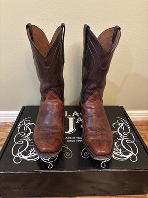 Black Jack Buffalo Shoulder Tan 10d Men's Boots With Cutter Toe