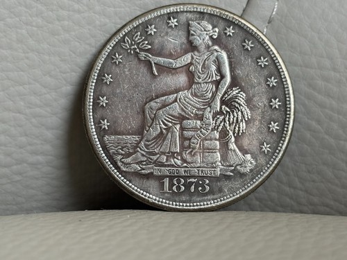 1873 CC Seated Liberty Take flowers Silver 1 Dollar High Grade A++++