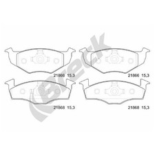 Satz Bremsbeläge Bremsklötze vorne für Seat Cordoba 6K1 6K5 Ibiza 2 | 888164
