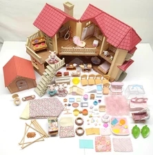 Calico Critters Sylvanian Families HA-44 Red Roof House Lights Mixed Set Lot