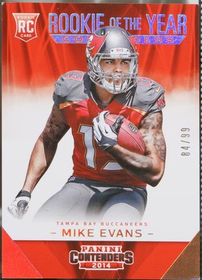 2014 Panini Contenders - Rookie of the Year Contenders #ROY-9 Mike Evans /99 NM