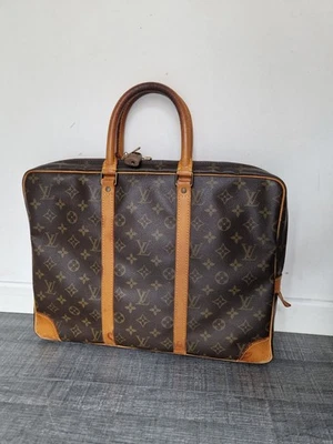 Cartable LOUIS VUITTON Porte-document 🐿 toile Monogram Handbad Louis Vuitton Lv - Photo 1/4
