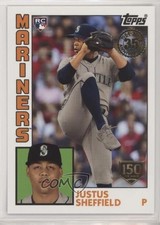 2019 Topps 1984 Baseball Rookies 150th Anniversary 127/150 Justus Sheffield 9qk