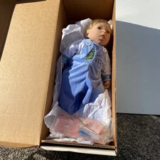 Paradise Galleries Baby Boy Doll Vinyl Reborn Like 18" Josh My Own Baby Awake