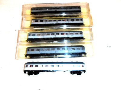 Trix Express  Nahverkehrswagen  Silberlinge  H0  5 Stck