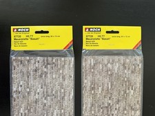 Noch 57720 H0,TT Scale Building Material Cardboard Sheet Mauerplatte Basalt NEW