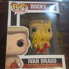 Funko Pop! Movies Ivan Drago Rocky #1715 Autographed Vinyl Figure