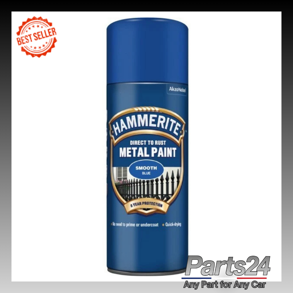 Hammerite BLUE 400ml Direct To Rust Smooth Quick Drying Spray Paint