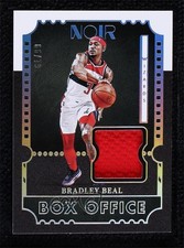 2021-22 Panini Noir Box Office Memorabilia 61/99 Bradley Beal #BOM-BDB 0o87