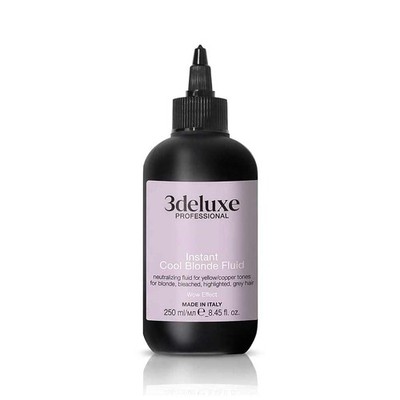 3deluxe Instant Cool Blonde Gelbt- und Kupfertöne Fluid 250 ml