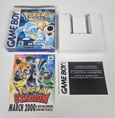 Pokemon Blue Version Nintendo GameBoy BOX ONLY