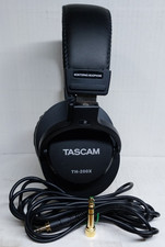 Tascam TH-200X Studio Headphones / 3.5mm 1/4" / Tested Works - LN