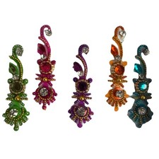 Indian Bollywood Bindi Body Jewel Self Adhesive, Crystal Forehead, Face Jewels