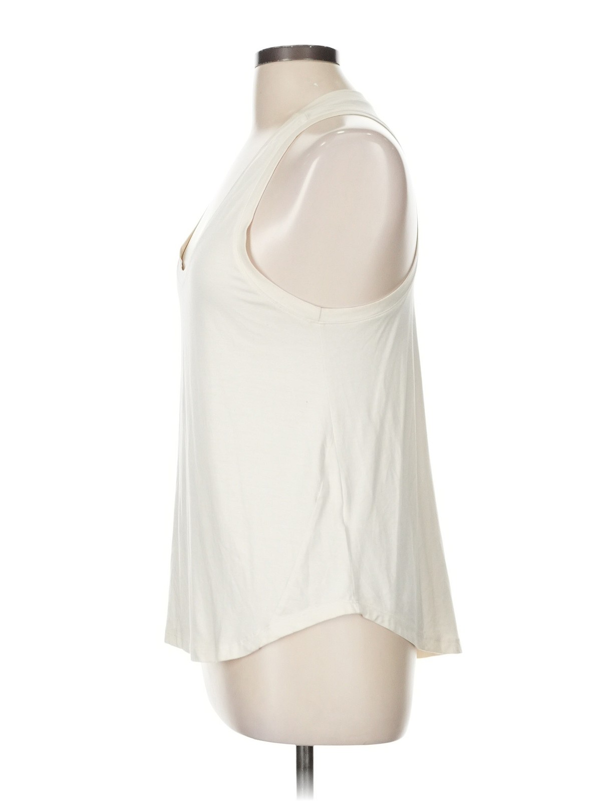 MAISON DU SOIR Women Ivory Tank Top M - image 4