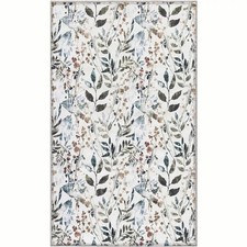 Nourison Nourison Washables 2' x 3' Ivory Multicolor Contemporary Indoor