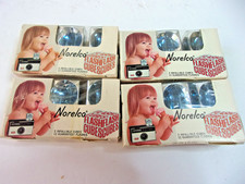 VINTAGE NORELCO FLASHCUBES 4 PACKS OF 12  48 TOTAL FLASHES ALL BOXES FULL