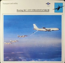 Boeing KC-135 KC 135 Stratotanker Picture Original Aircraft Collector Card