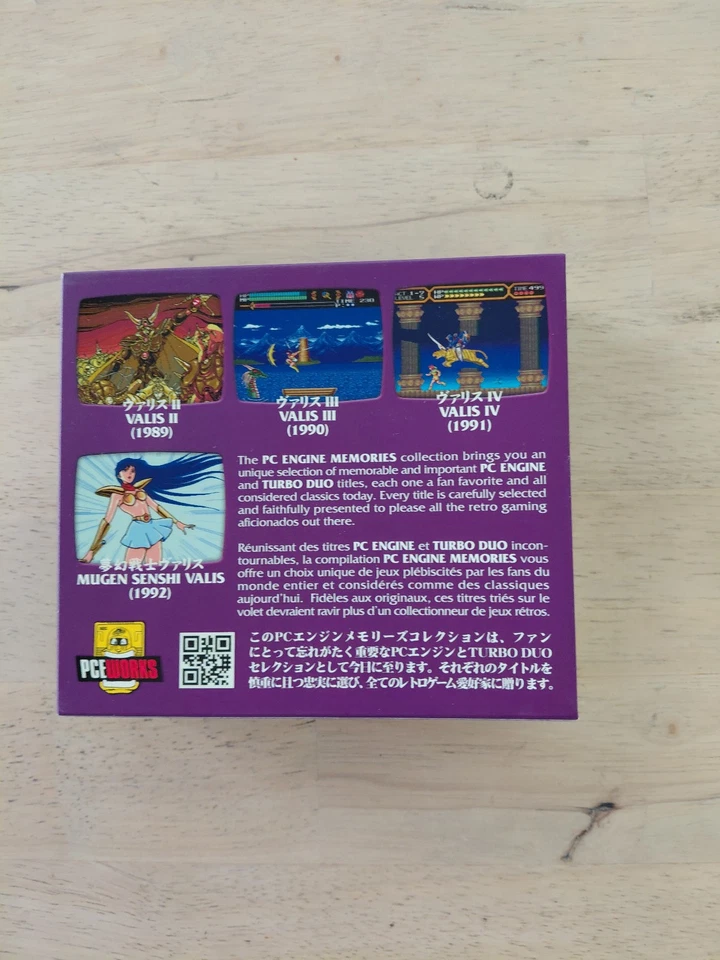 VALIS FANTASM SOLDIER COLLECTION PC ENGINE WORKS TURBO GRAFX DUO - Imagen 4 de 4