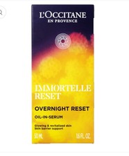 L’OCCITANE : Immortelle Reset – Overnight Reset Oil-In-Serum, 50ml Size – NEW