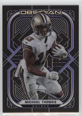 2021 Panini Obsidian Electric Etch Purple /100 Michael Thomas #70 07o4