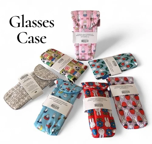 New Miffy Glasses Case Sleeve Sunglasses Storage Soft Protector Puff Flower