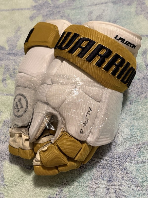 Vegas Golden Knights Jeremy Lauzon game used gloves