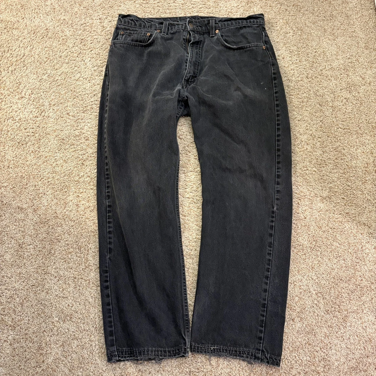 Jean Homme Vintage Noir 6397 - Taille 26 Longueur 29 - Button-fly (boutons) Neuf Avec étiquettes