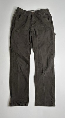 Dickies Brown Carpenter Double Knee Workwear Relaxed Straight Pants Womens 2R