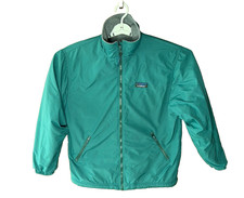 L.L. Bean Warm Up Jacket Mens Medium Green Zip Closure Pockets Fleece Lined