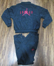 Vintage 80s Nike Air Jordan Black Flight Suit...