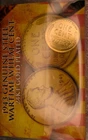 24kt Gold Plated Steel 1943 Genuine Wartime Wheat Cent With COA