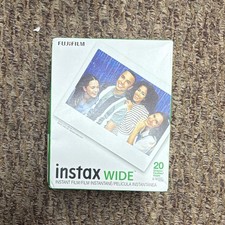 Fujifilm Instax Wide Instant Color Film 20 Photos ISO 800 Exp 2027-02