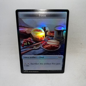 Rat // Food Foil Token 7/12 Wilds of Eldraine